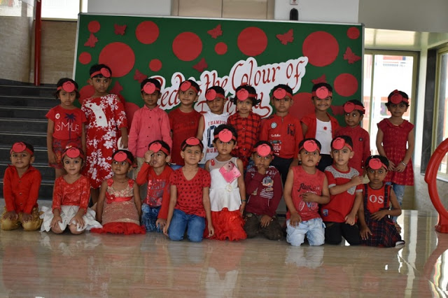 best-cbse-school-in-Aurangabad-students-bpps-bhondawe-patil-red-dress